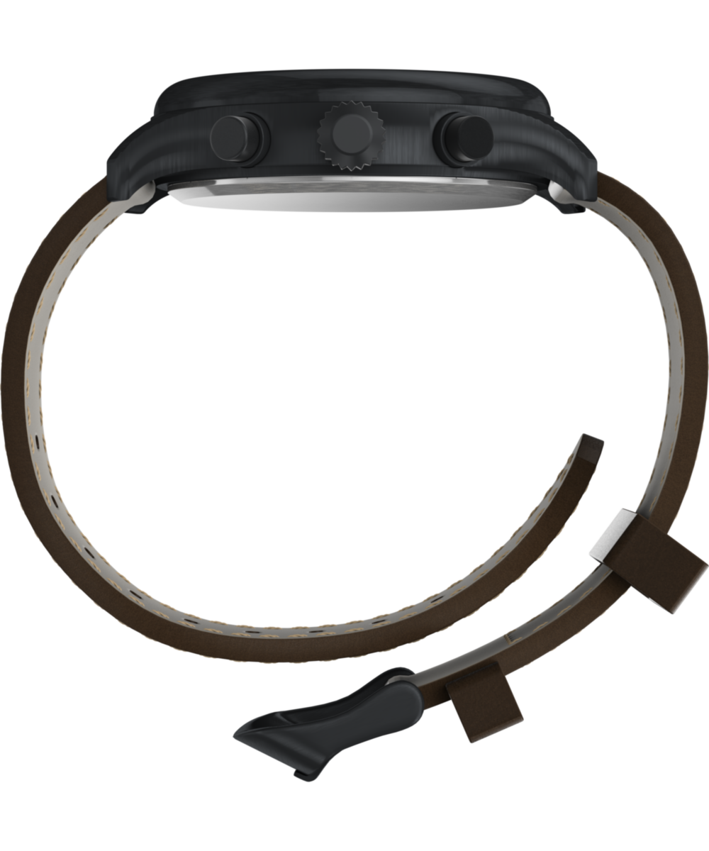 Expedition Field Chronograph 43mm Leather Watch