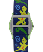 TIMEX TIME MACHINES® 29mm Green Gecko Elastic Fabric Kids Watch