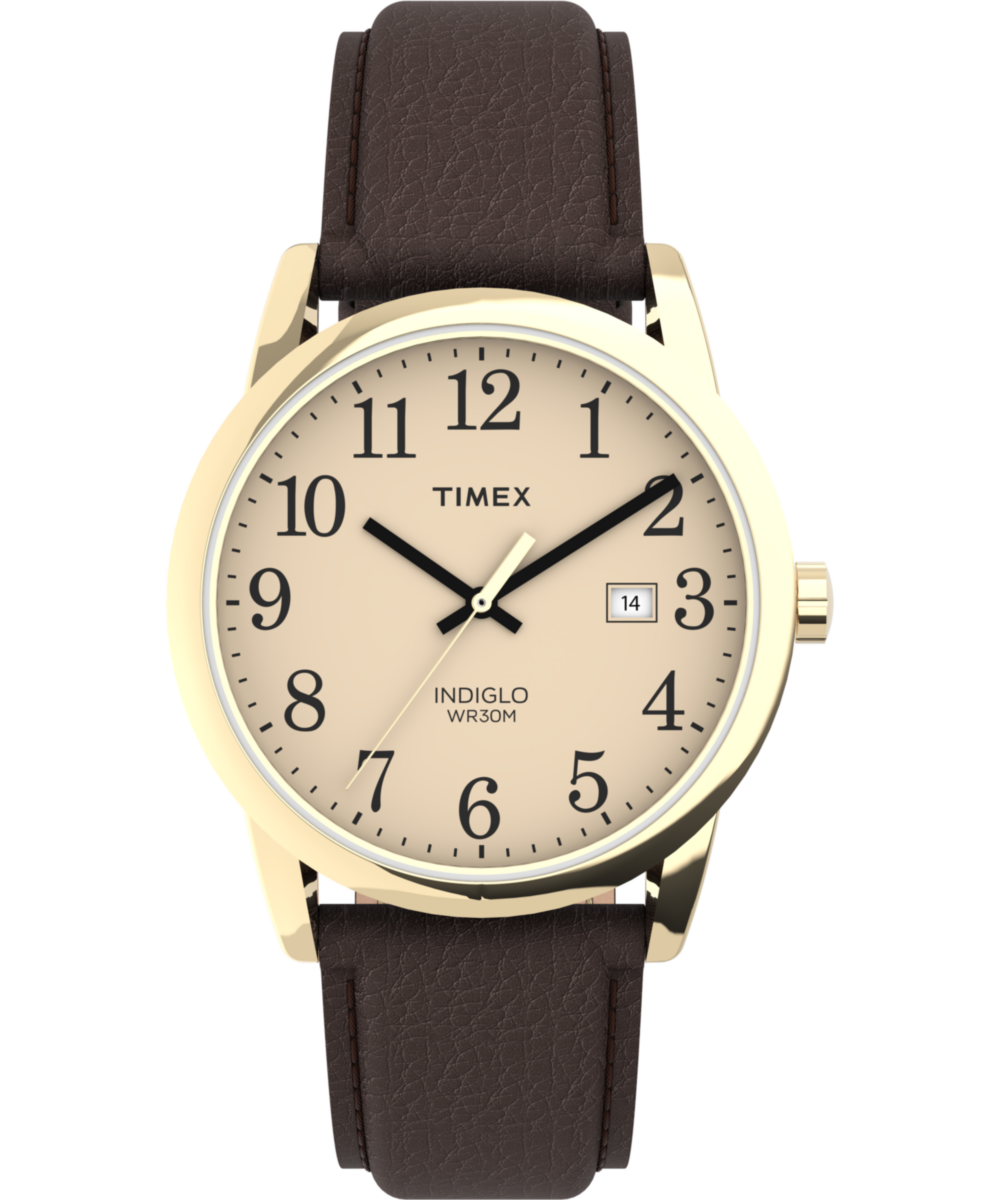 Easy Reader 38mm Leather Strap Watch