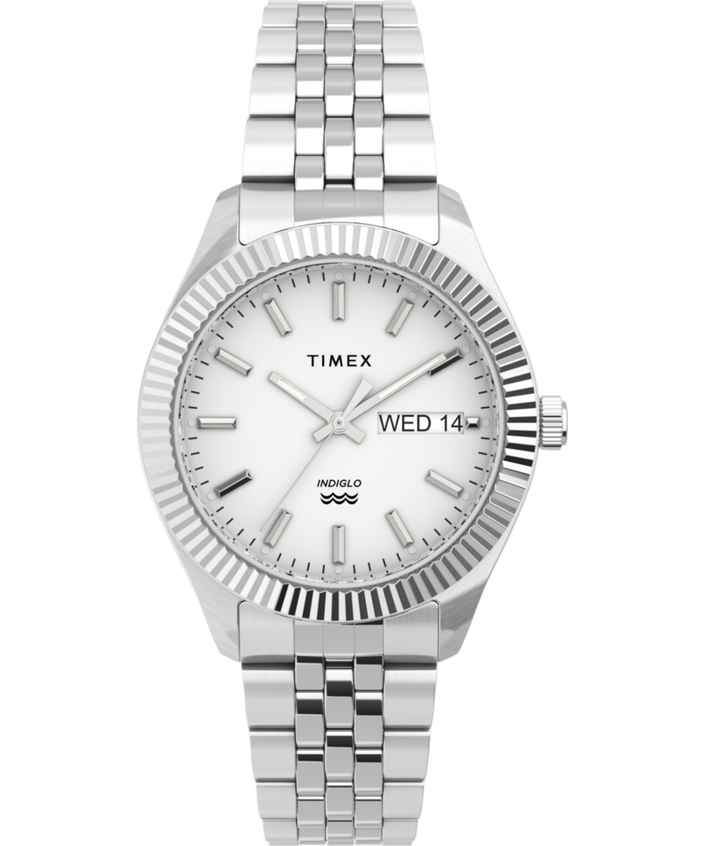 Timex Legacy Boyfriend 36mm Stainless Steel Bracelet Watch
