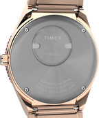 Q Timex Malibu 36mm Stainless Steel Expansion Band Watch