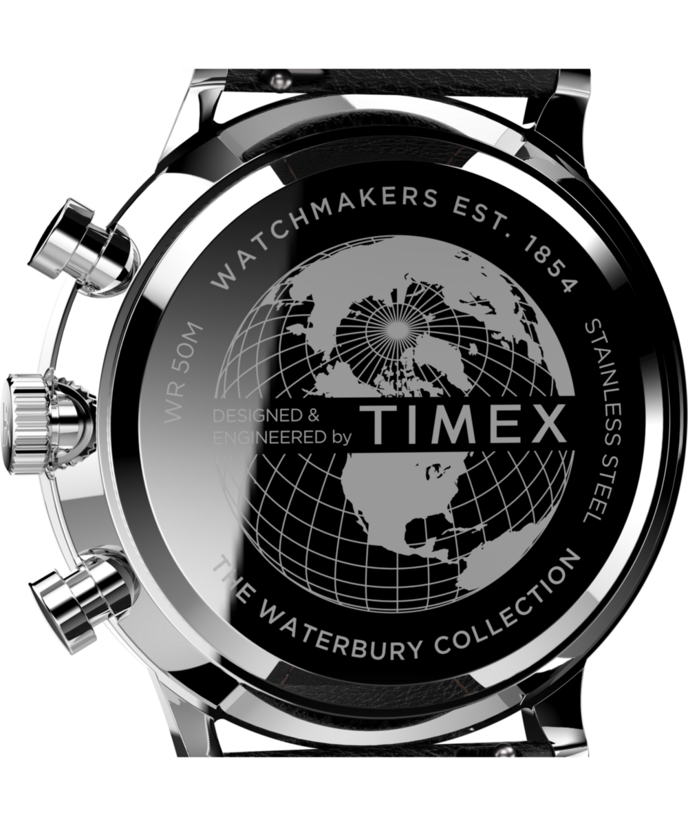 Waterbury Classic Chronograph 40mm Leather Strap Watch