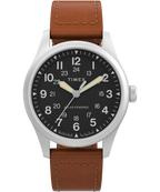 Expedition Field Post Solar 36mm Eco-Friendly Leather Strap Watch