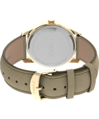 Easy Reader® 38mm Leather Strap Watch