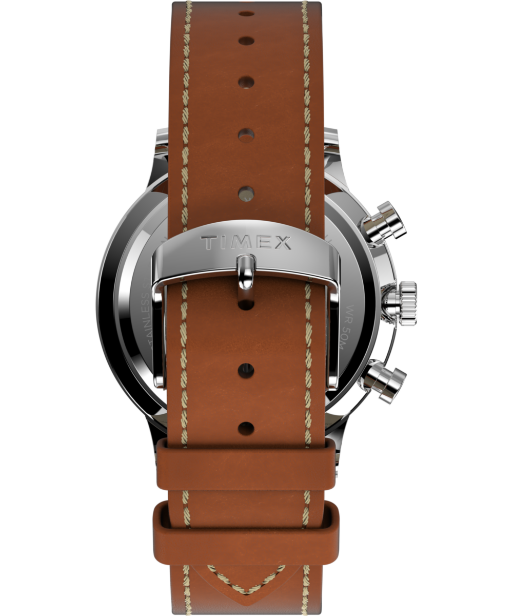 Waterbury Classic Chronograph 40mm Leather Strap Watch