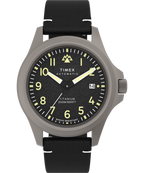 Expedition Titanium Automatic 41mm Eco-Friendly Leather Strap Watch