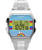 Timex T80 x Peanuts Dream in Color 34mm Stainless Steel Bracelet Watch