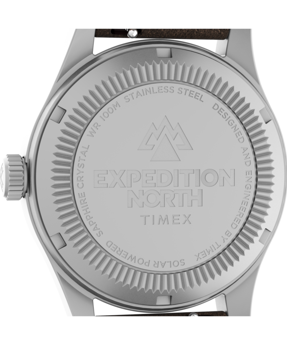 Expedition Field Solar 36mm Eco-Friendly Leather Strap Watch
