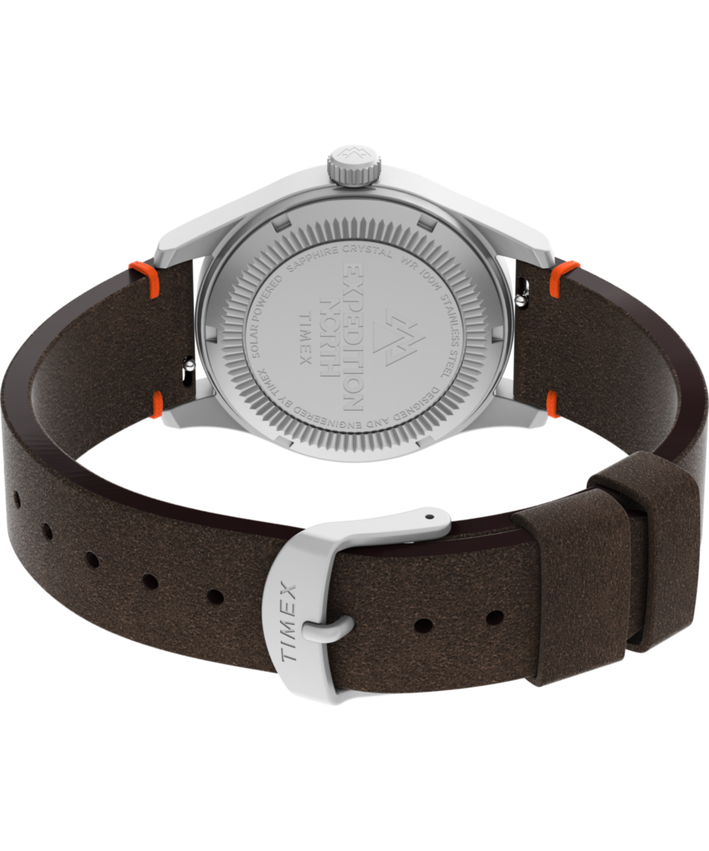 Expedition Field Solar 36mm Eco-Friendly Leather Strap Watch