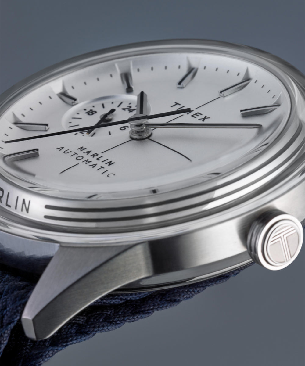 Marlin® Jet Automatic 38mm Fabric Strap Watch