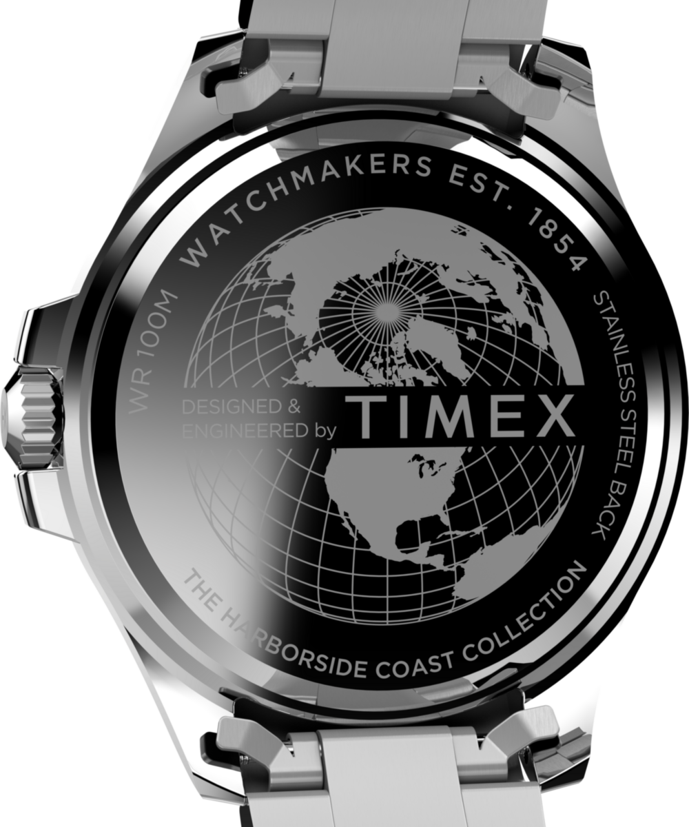 Harborside Coast 43mm Stainless Steel Bracelet Watch