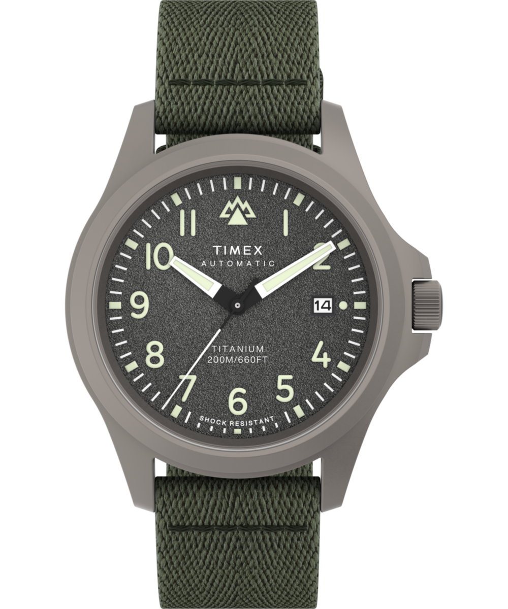 Expedition Titanium Automatic 41mm Recycled Fabric Strap Watch