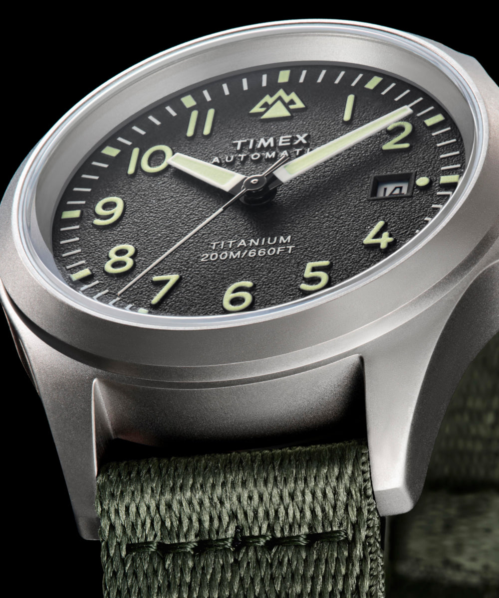 Expedition Titanium Automatic 41mm Recycled Fabric Strap Watch
