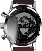 Marlin® Chronograph Tachymeter 40mm Leather Strap Watch