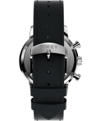 Marlin® Chronograph Tachymeter 40mm Leather Strap Watch