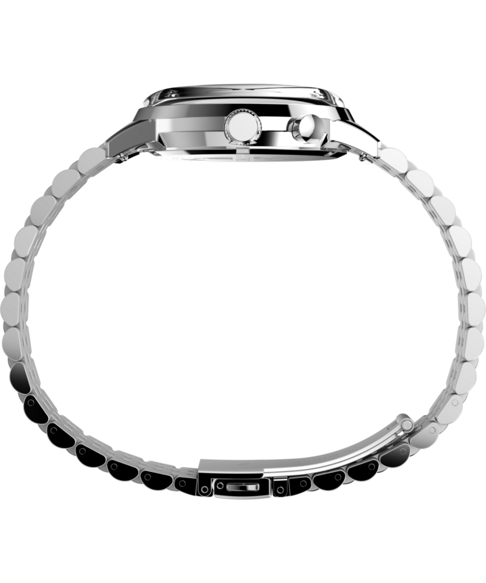 Marlin® Moon Phase 40mm Stainless Steel Bracelet Watch