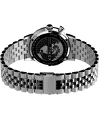 Marlin® Moon Phase 40mm Stainless Steel Bracelet Watch