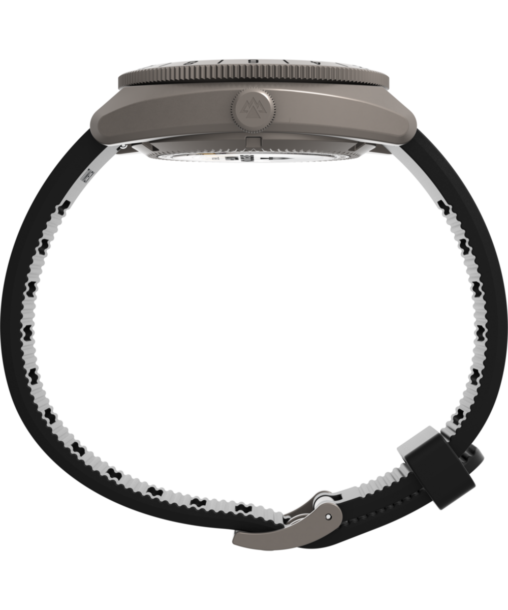 Expedition GMT Titanium Automatic 41mm Silicone Strap Watch