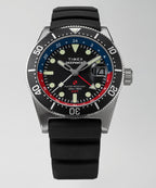 Deepwater Reef 200 GMT 41mm Synthetic Rubber Strap Watch