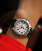 Expedition Titanium 38mm Leather Strap Watch 