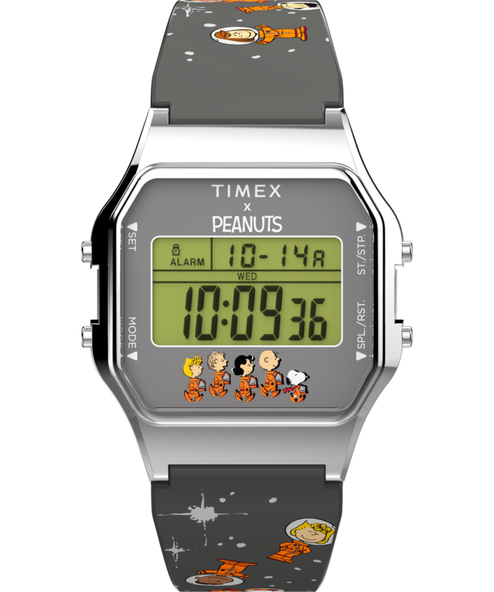 Timex x Peanuts® T80 Peanuts Space 34mm Resin Strap Watch