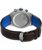Timex Fly-Back Chronograph x Pan Am® 43mm Leather Strap Watch 