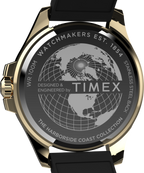 Harborside Coast 44mm Synthetic Rubber Strap Watch