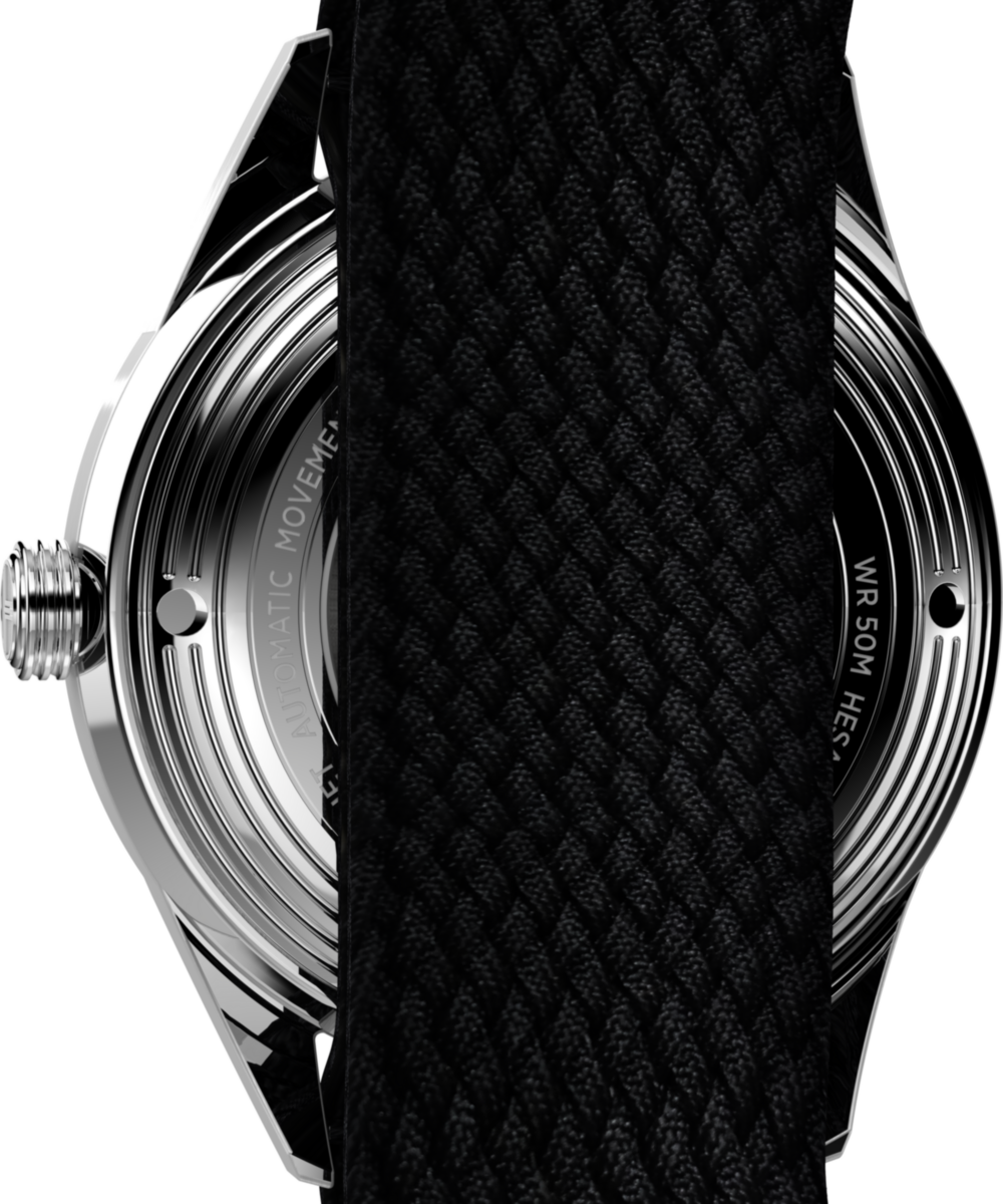 Marlin® Jet Automatic 38mm Fabric Strap Watch