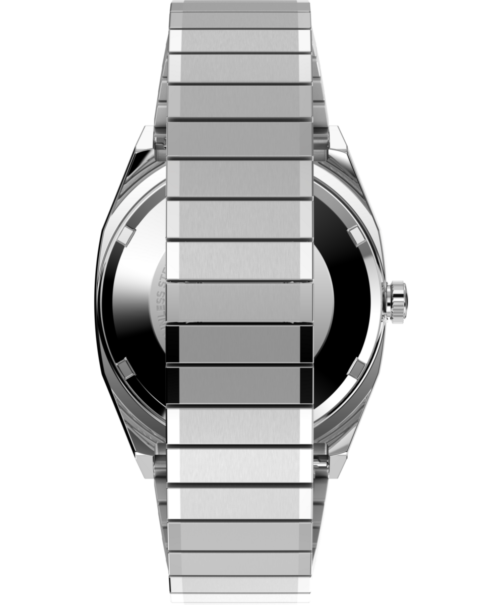 Timex® Automatic 1983 E Line 34mm Stainless Steel Expansion Band Watch