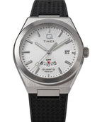 Q Timex® Continental GMT 39mm Synthetic Rubber Strap Watch 