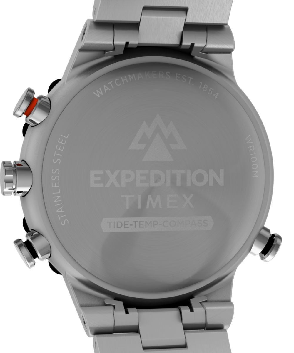 Expedition Tide-Temp-Compass 45mm Stainless Steel Bracelet Watch