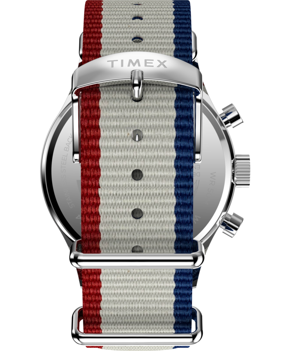 Timex Weekender New England Chronograph 40mm Eco-Conscious Fabric Strap Watch