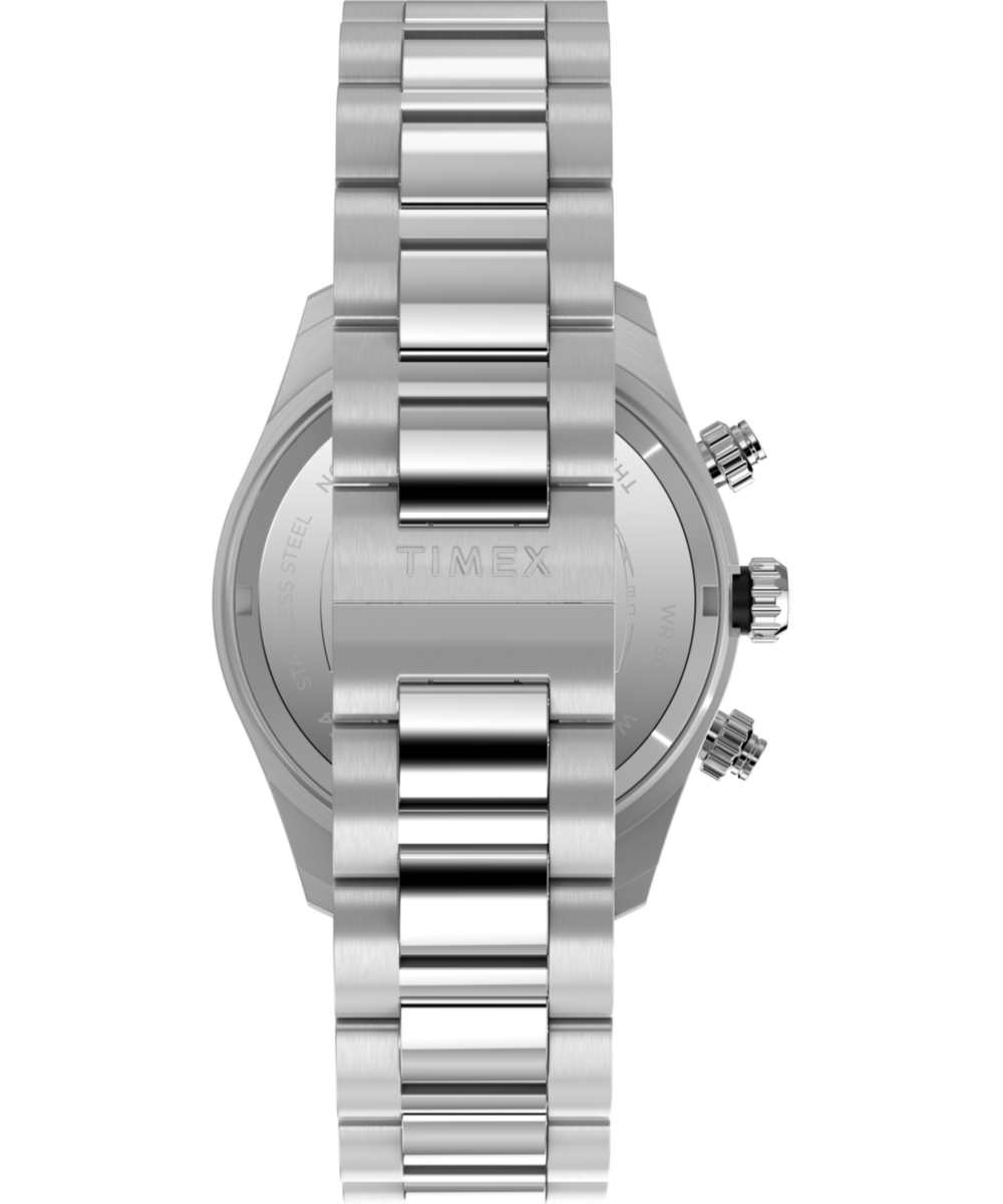 Waterbury Heritage Chronograph 39mm Stainless Steel Bracelet Watch  