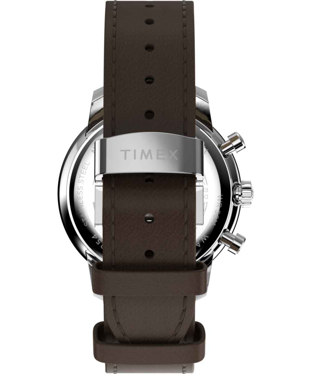 Waterbury Metropolitan Chronograph 41mm Leather Strap Watch 