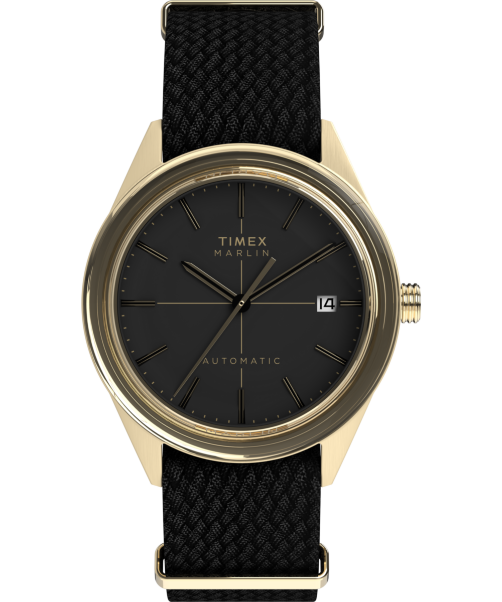 Marlin® Jet Automatic 38mm Fabric Strap Watch