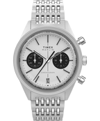 Marlin® Jet Quartz Chronograph 40mm Stainless Steel Bracelet Watch