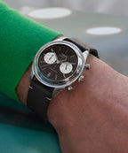 Marlin® Jet Quartz Chronograph 40mm Leather Strap Watch