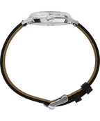 Marlin® Quartz 34mm Leather Strap Watch