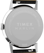 Marlin® Quartz 34mm Leather Strap Watch