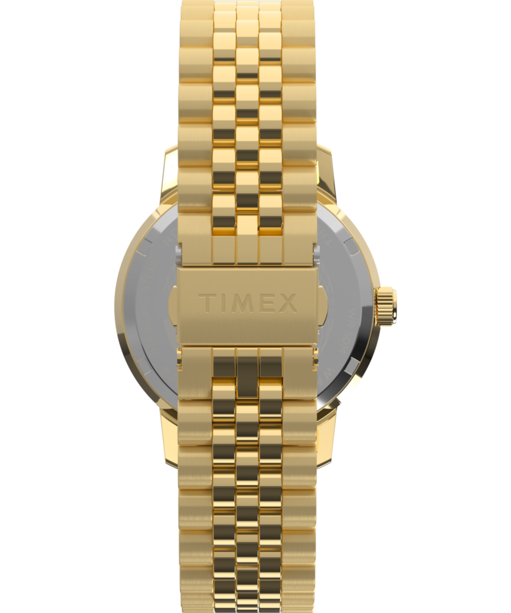 Marlin® Quartz GMT 40mm Stainless Steel Bracelet Watch