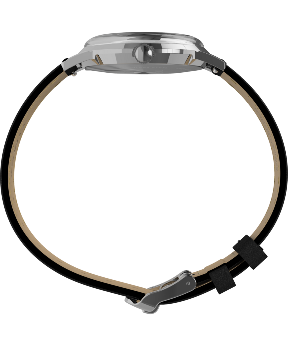 Timex x Todd Snyder 34mm Leather Strap Watch