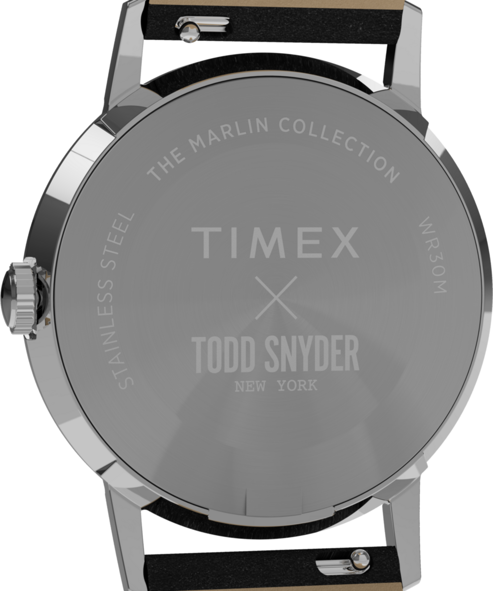 Timex x Todd Snyder 34mm Leather Strap Watch