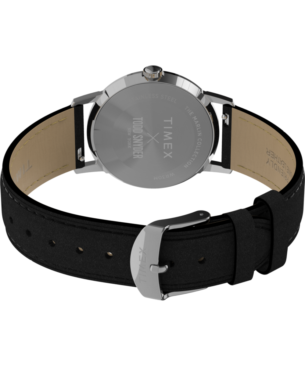 Timex x Todd Snyder 34mm Leather Strap Watch