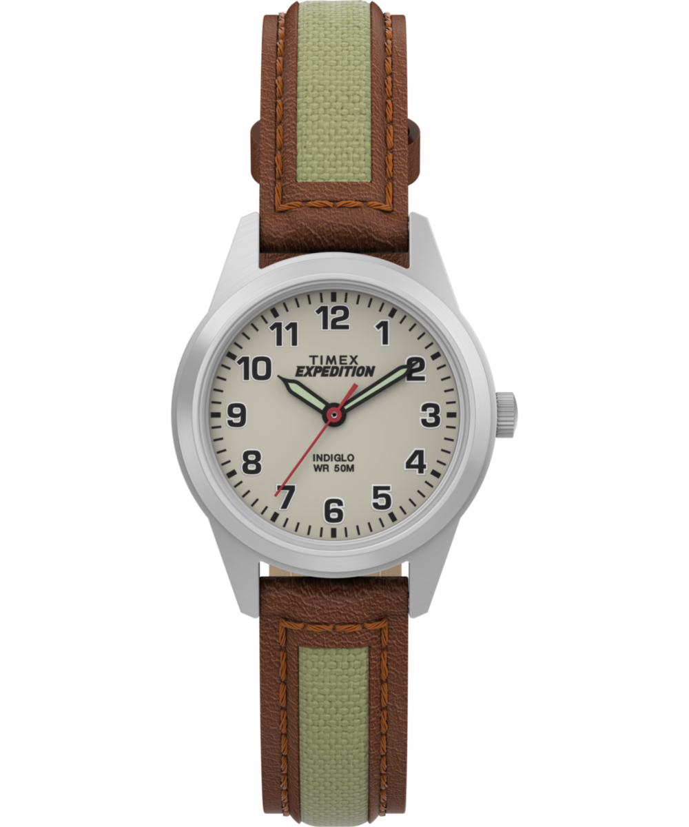 Expedition Field Mini 26mm Leather Strap Watch